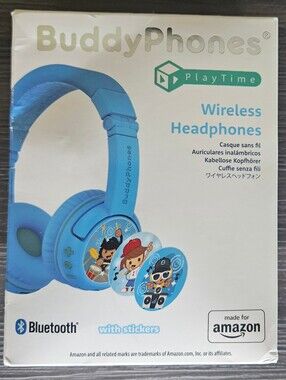 PlayTime Wireless Headphones - Blue